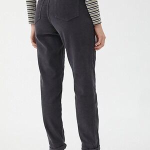 BDG‎ High Rise Mom Corduroy Women's Size 24 Gray Black Basic Indie Pants Grunge